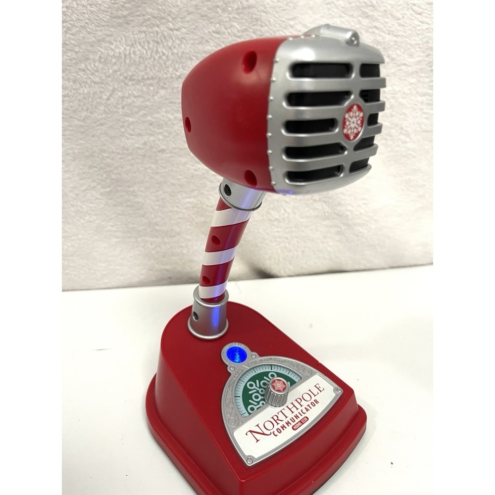Hallmark North Pole Communicator Microphone With Cartridge Works Santa Christmas - Picture 2 of 6